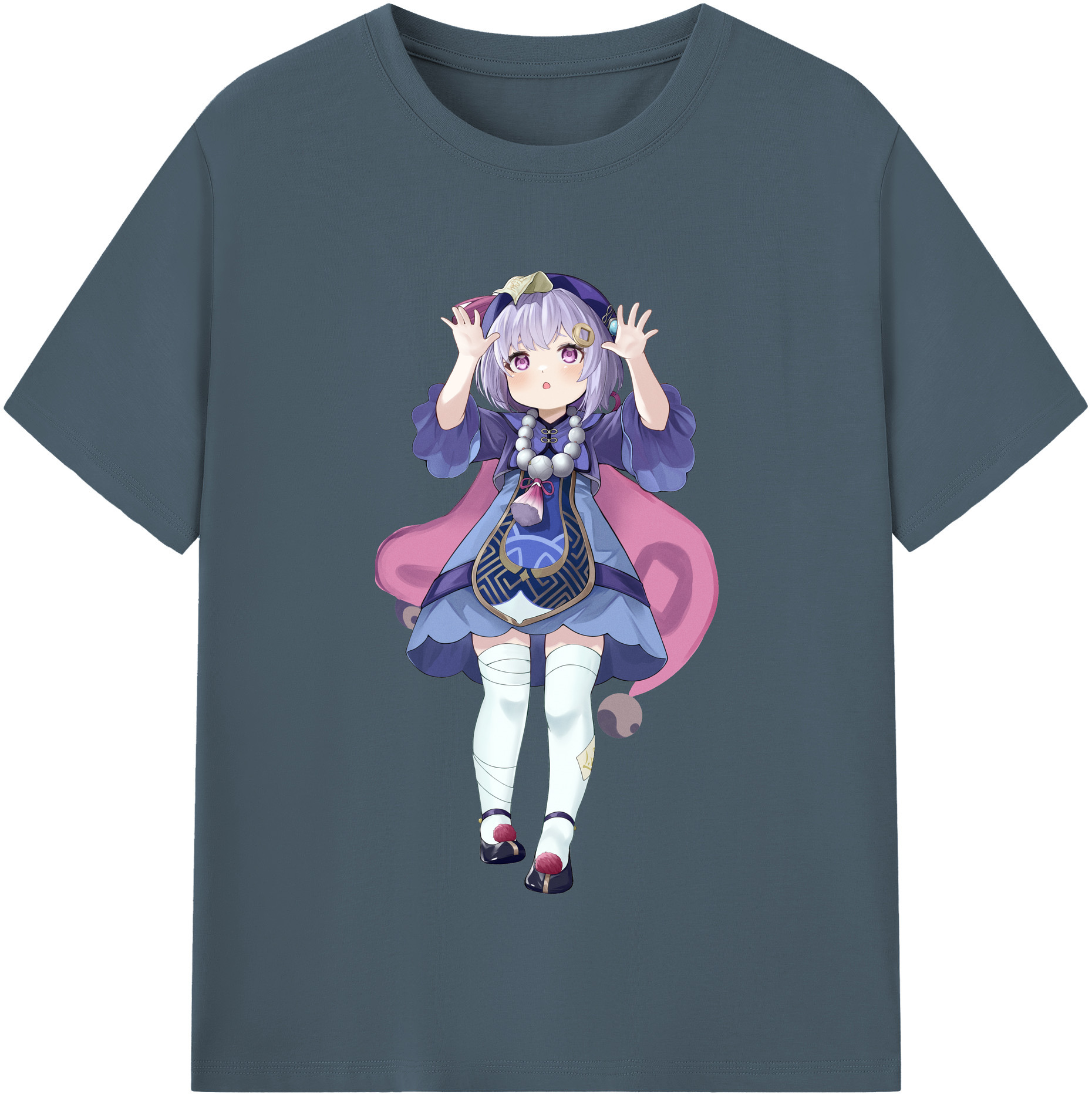 げんし神 七七 なな  genshin Nana 綿100％半袖Tシャツ（フロントプリント）